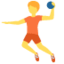 Download Person Playing Handball emoji, Twitter / X style