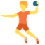 Person Playing Handball emoji, Twitter / X design