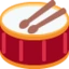 Drum emoji on Discord