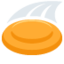 Flying Disc emoji, Twitter / X design