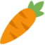 Carrot emoji, Twitter / X design