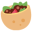 Download Stuffed Flatbread emoji, Twitter / X style