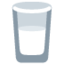 Glass of Milk emoji, Twitter / X design