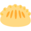Dumpling emoji, Twitter / X design