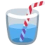 Cup with Straw emoji, Twitter / X design