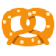 Pretzel emoji, Twitter / X design