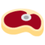 Cut of Meat emoji, Twitter / X design