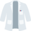 Lab Coat emoji, Twitter / X design