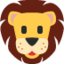 Lion emoji, Twitter / X design