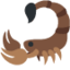 Scorpion emoji, Twitter / X design