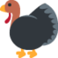 Download Turkey emoji, Twitter / X style