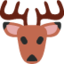 Download Deer emoji, Twitter / X style