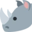 Rhinoceros emoji on Discord