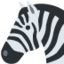 Download Zebra emoji, Twitter / X style