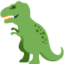Download T-Rex emoji, Twitter / X style