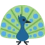 Peacock emoji, Twitter / X design