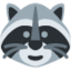 Raccoon emoji, Twitter / X design