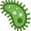Microbe emoji, Twitter / X design