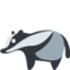 Badger emoji, Twitter / X design