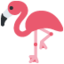 Download Flamingo emoji, Twitter / X style