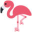 Flamingo emoji, Twitter / X design
