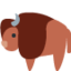 Bison emoji, Twitter / X design