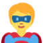 Download Superhero emoji, Twitter / X style