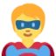 Superhero emoji, Twitter / X design
