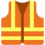 Safety Vest emoji, Twitter / X design