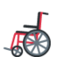 Manual Wheelchair emoji, Twitter / X design