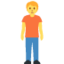 Download Person Standing emoji, Twitter / X style