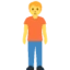 Person Standing emoji, Twitter / X design