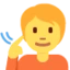 Deaf Person emoji, Twitter / X design