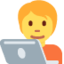 Download Technologist emoji, Twitter / X style