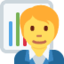 Download Office Worker emoji, Twitter / X style