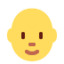 Person Bald emoji on Discord