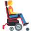 Person In Motorized Wheelchair Facing Right emoji