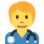 Download Health Worker emoji, Twitter / X style