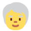 Download Older Person emoji, Twitter / X style