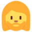 Download Woman Beard emoji, Twitter / X style