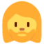 Woman Beard emoji on Discord
