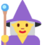 Download Woman Mage emoji, Twitter / X style