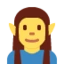 Man Elf emoji, Twitter / X design