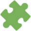Puzzle Piece emoji, Twitter / X design