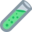 Test Tube emoji, Twitter / X design