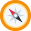 Download Compass emoji, Twitter / X style