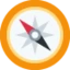 Compass emoji, Twitter / X design