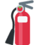 Fire Extinguisher emoji, Twitter / X design