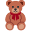 Download Teddy Bear emoji, Twitter / X style