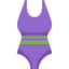 One-piece Swimsuit emoji, Twitter / X design